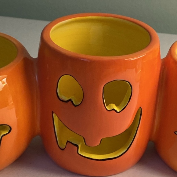 The White Barn Candle Co Pumpkin Jack O Lanterns Boo Votive Candle Holder - Picture 8 of 11